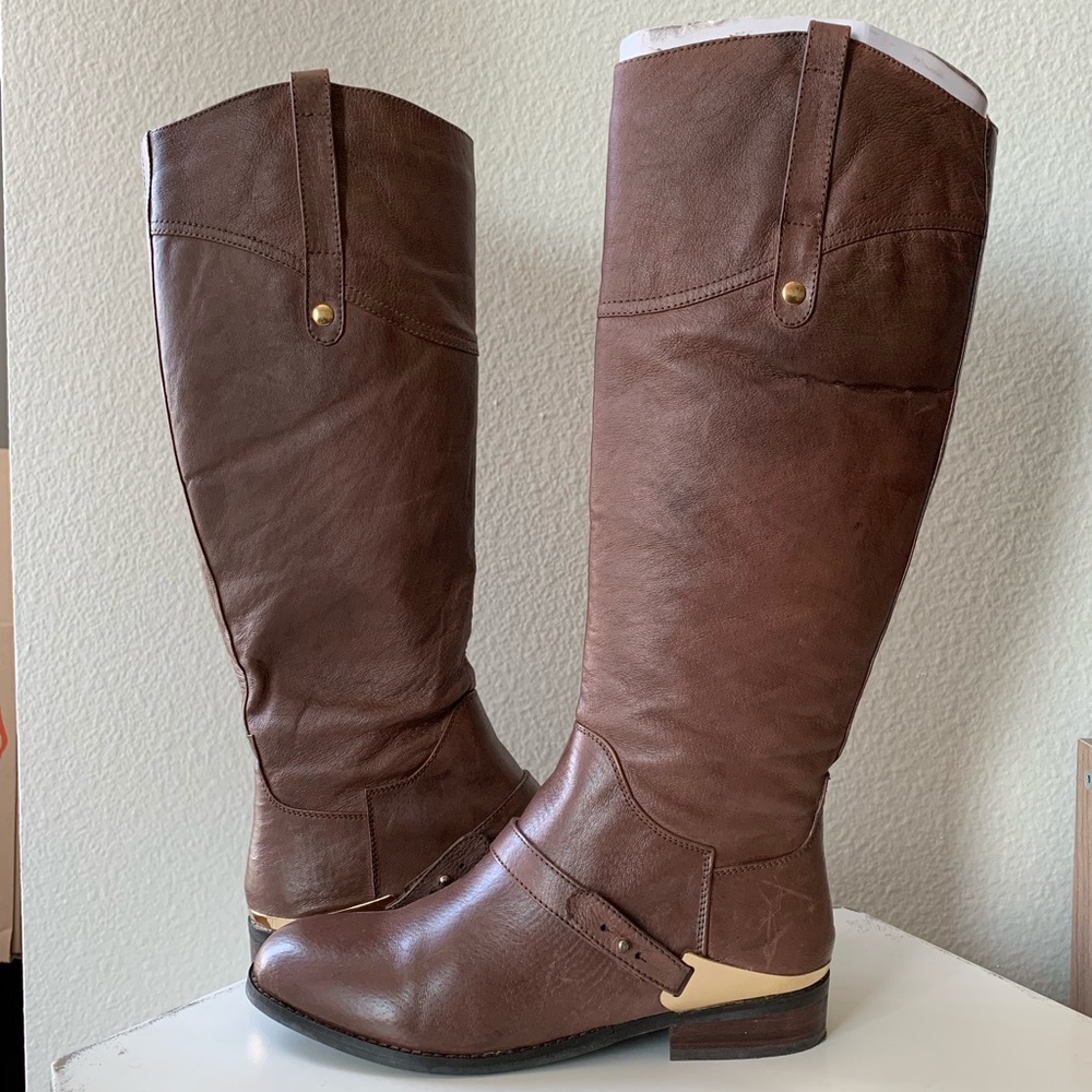 Luxe by Justfab Knee High Riding Boots